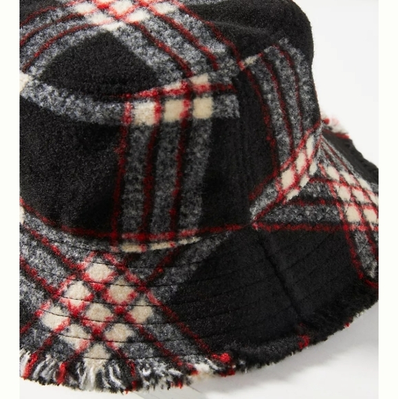 Anthropologie Plaid Flannel Bucket Hat main image 4